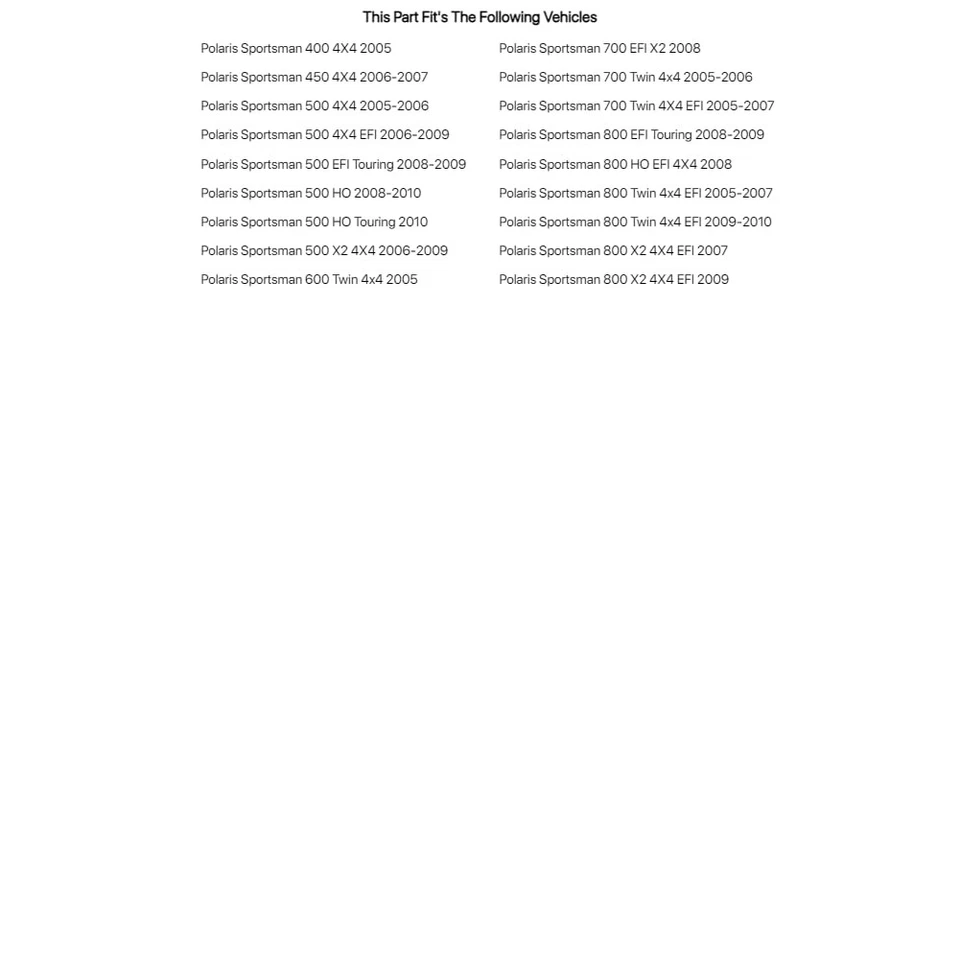 Tusk Winch W/Synthetic Rope & Mount Plate For Polaris Sportsman 700 EFI X2 2008 — 第 2/4 张图片