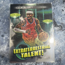 Topps Extraterrestrial Talent Shai Gilgeous-Alexander ET-20 2023-24 Cosmic