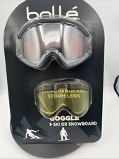Bolle Snowboard Ski Winter Sports Goggles w/ Interchangeable Storm Lens 1145424