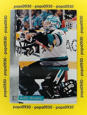 Kelly Hrudey, San Jose Sharks, 1997, Leaf Preferred, #39