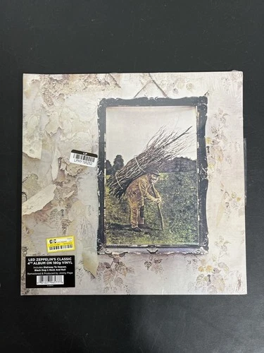 Zeppelin - Led Zeppelin IV Reissue Remastered Etched Red Vinyl SEALED NOT TESTED