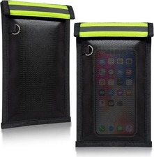 2 Pack Faraday Bags for Phones  Car Keys, Cell Phone Signal Blocking Pouch