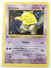 Pokemon Card - Drowzee Base Set (Shadowless) 1st Edition 49/102 Common LP