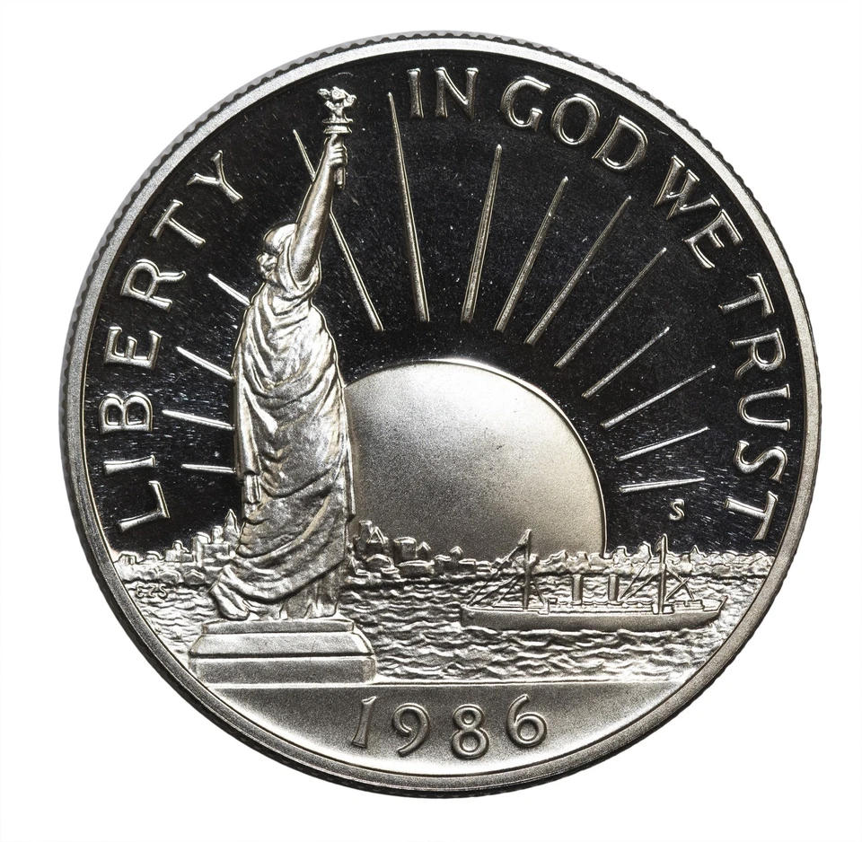 1986 Statue of Liberty 20 coin Roll Proof Commemorative 50c Half dollar - Image 2 of 4