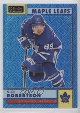 2022-23 O-Pee-Chee Platinum Retro Blue Traxx 169/199 Nick Robertson #R-63 14xc