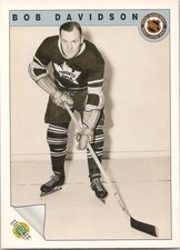 1992-93 Ultimate Original Hockey Card #33 Bob Davidson Toronto