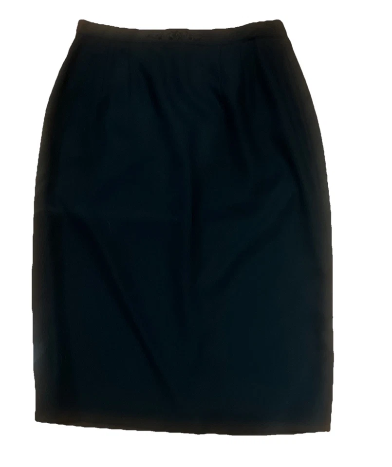 Conjunto blazer y falda con cuentas para mujer St. Anthony noche negro real talla 14 Foto 2 de 4