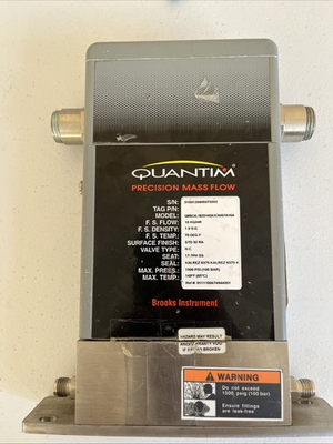 #ad #ad Brooks Quantim Precision Mass Flow Controller Liquid MFC 10KG Hr 1500psi $599.99