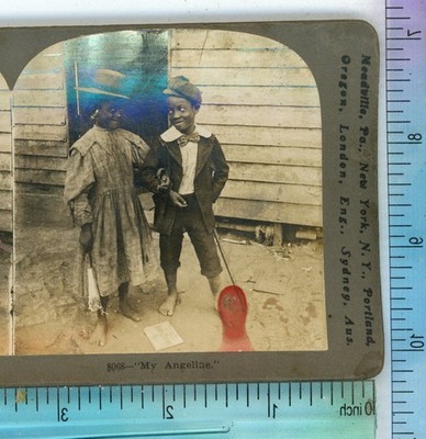 My Angeline African America Keystone Stereoview
