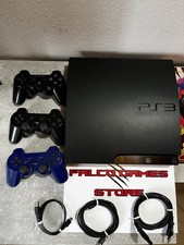 PlayStation 3 Ps3 Slim Nera 149gb Cech-3004A Con 3 Joystick+cavi