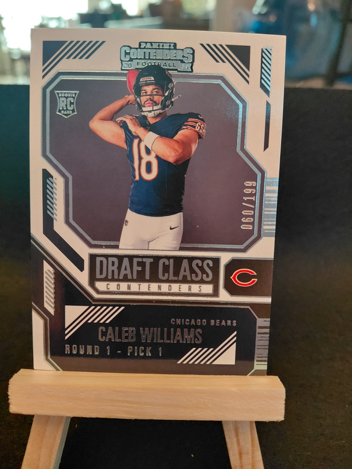 Caleb Williams Panini Contenders Draft Class Contenders #1 Teal