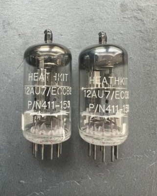 A PAIR OF LAMP ECC82 / 12au7 ''HEATHKIT'' DDR. NOS