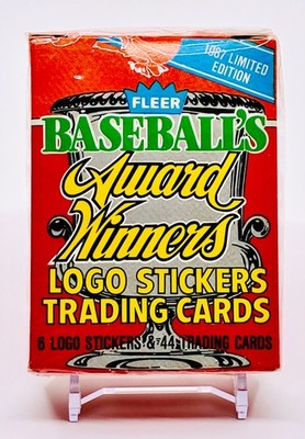 1987 Fleer Award Winners Factory Wrapped 44 Card Baseball Set