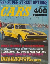 1968 Road Runner, Javelin, Firebird, 1968 new musclecars, vintage Cars Magazine