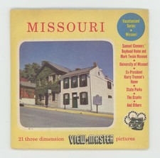 Missouri the Show Me State 1954 Pastel View-Master Packet MO 1,2,3 Exc. Cond.