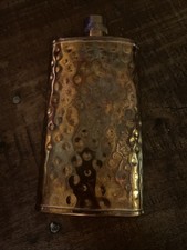Jacob Bromwell Flask Roosevelt Hand Hammered Copper  Authentic Since 1819 7"