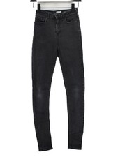 Jack Wills Women's Jeans W 26 in Black Cotton with Polyester Skinny