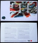 Jersey Stamps: "F1 British World Champions" Prt 1 First Day Cover S/S 2021