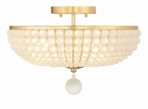 Crystorama Lighting Group BLA-10665 Bella 4 Light 18"W Flush - Gold - Picture 5 of 11