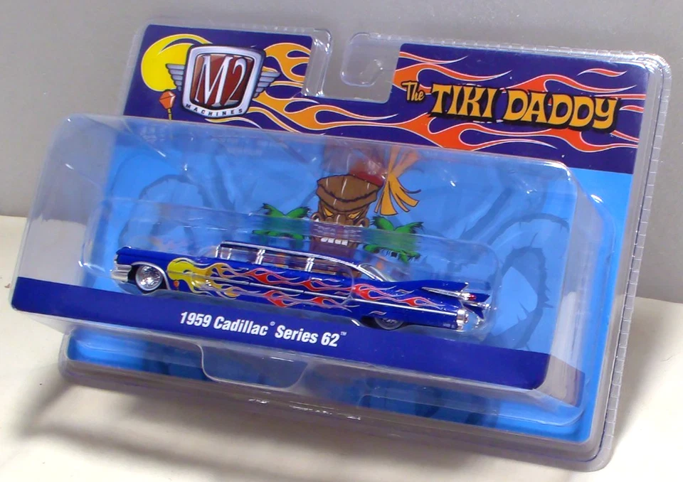 M2 Machines Tiki Daddy 1959 Cadillac Series 62 1:64 Diecast - Image 3 of 3