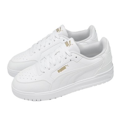 Puma Shuffle Downtown White Gold Men Unisex Casual Lifestyle Shoes 402596-01