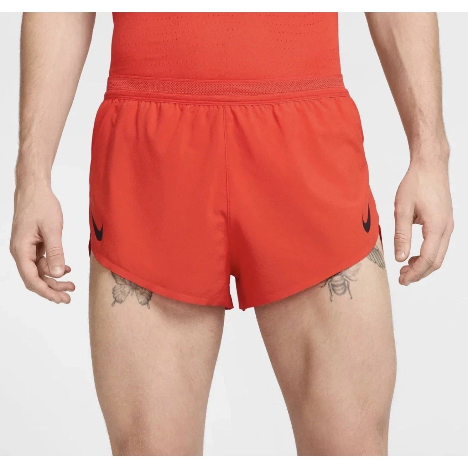 Men’s size XL Nike AeroSwift 2” ADV Brief-Lined Racing Shorts Red FN3349-696