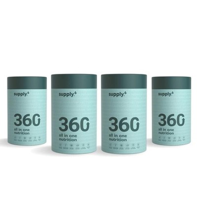 Supply6 360 Ultimate Health Powder Unisex | Supplement with 63+Vit (60 Pcs)