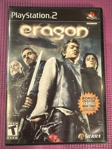 Eragon PS2 PlayStation 2 Complete - Excellent Cond w/movie Ticket