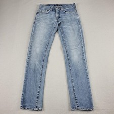 Levis 511 Jeans Mens 28x31 Light Wash Blue Skinny Slim Stretch Denim Tag 28x30