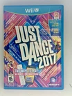 Just Dance 2017 NINTENDO WII U Near Mint Disc, Working w/ insert