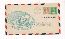 D364561 USA Airmail Cover 1932 West Hartford Mount Vernon