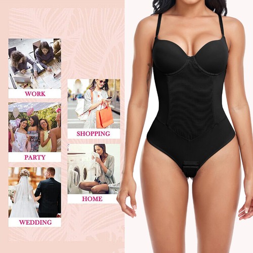 Fajas Colombianas Reductoras Levanta Cola Post Surgery Body Shaper Thong Corset - Picture 7 of 29