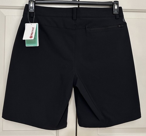 NWT MARMOT size 34 black Scree quick dry golf Short mens $90 - Picture 2 of 5