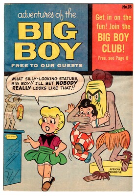 Adventures of the Big Boy #28 1958 Promotional AZ Giveaway Comic