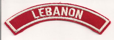  LEBANON  RED AND WHITE CITY STRIP  R+W  RWS ...