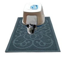 Cat Litter Mat Thick Litter Trapping Mat Durable Litter Box Mat Waterproof In...