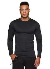 RBX Active Men's Athletic Performance Long Sleeve Crew Neck Fleece Lined Insu...