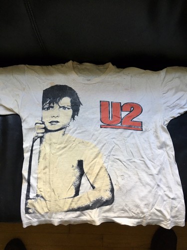 Vintage 1983 U2 T Shirt New Years Day 