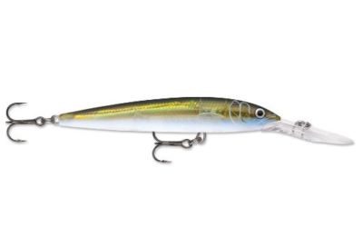 Rapala Down Deep Husky Jerk - Olive Ghost - 4'' 3/8 oz Fishing Lure