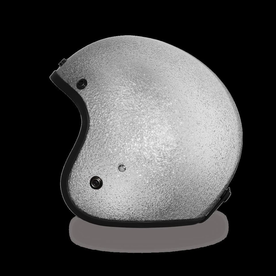 Daytona Helmets CRUISER-SILVER METAL FLAKE DOT Motorcycle Helmet DC7-S - Image 4 of 4