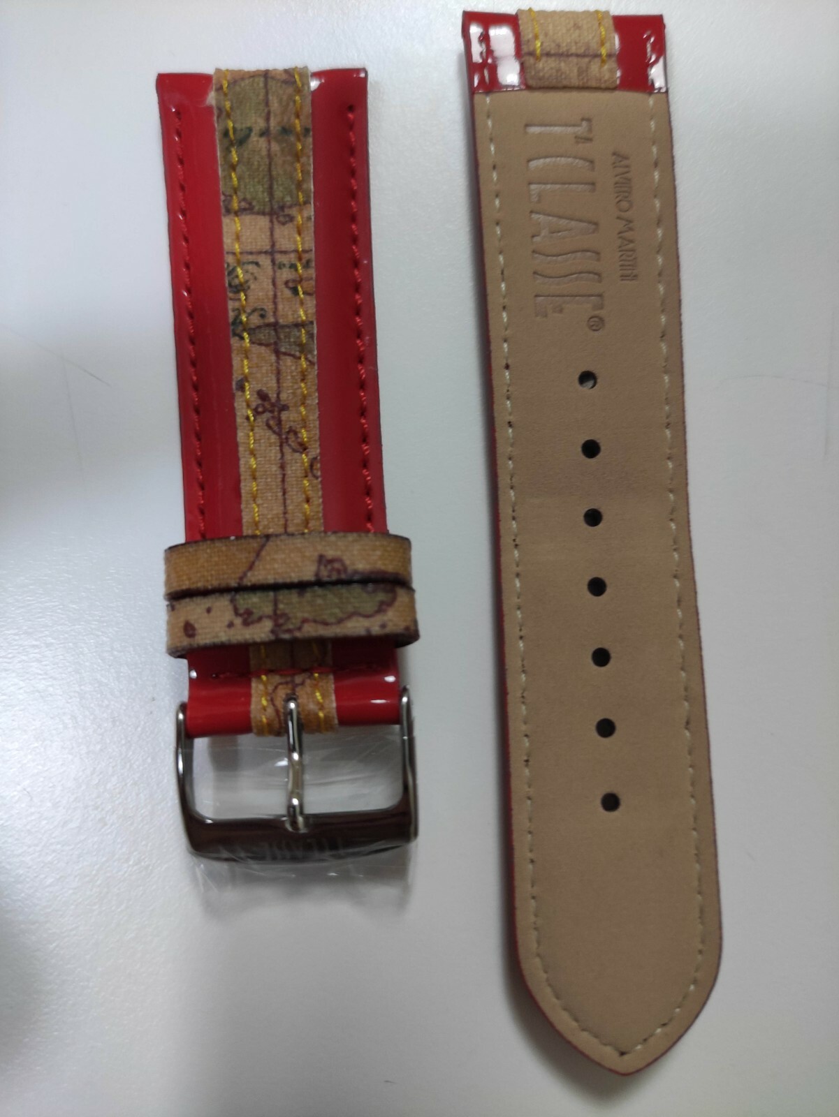 Купить CINTURINO PRIMA CLASSE ALVIERO MARTINI MISURA 22mm rosso на Аукцион  DE из Германии с доставкой в Россию, Украину, Казахстан