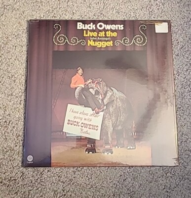 SEALED Buck Owens Live At The Nugget 1972 Country Hee Haw Sparks Capitol 7 1039