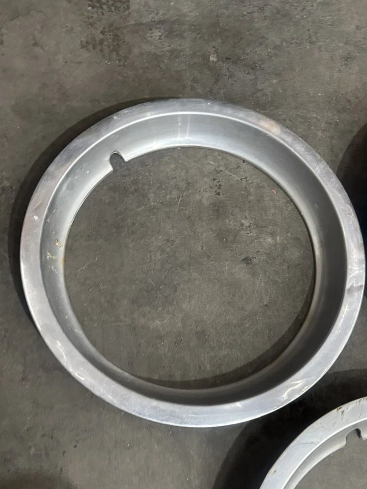 VW Mk2 Mk1 Jetta Golf Audi 100 Passat 14 x 6 inch Steel wheel Trim Ring - Image 2 of 4