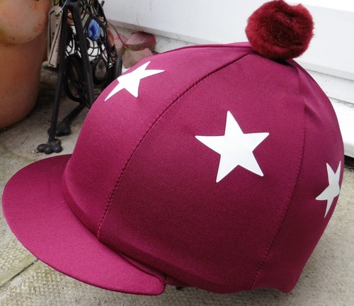 Lycra Hat Silk Skull cap Cover BURGUNDY 