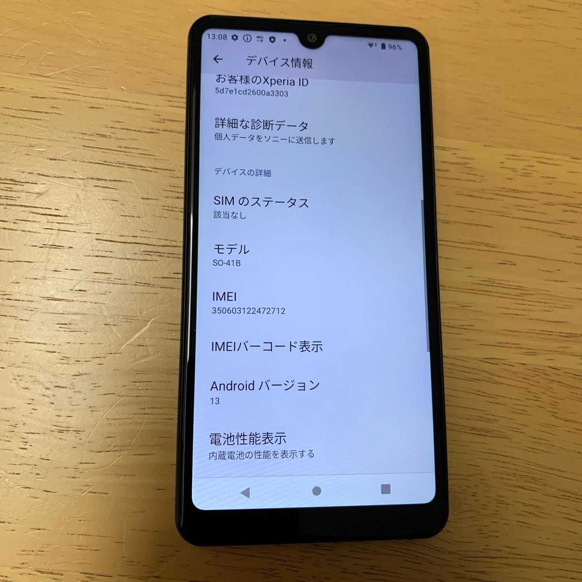 Used SIM-free Docomo SO-41B SONY Xperia Ace II SIM unlocked JAPAN