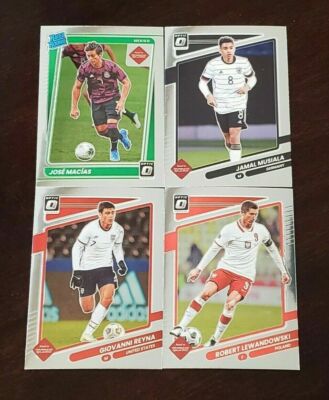 2021-22 Donruss OPTIC Soccer Road to Qatar World Cup Base You Pick - READ