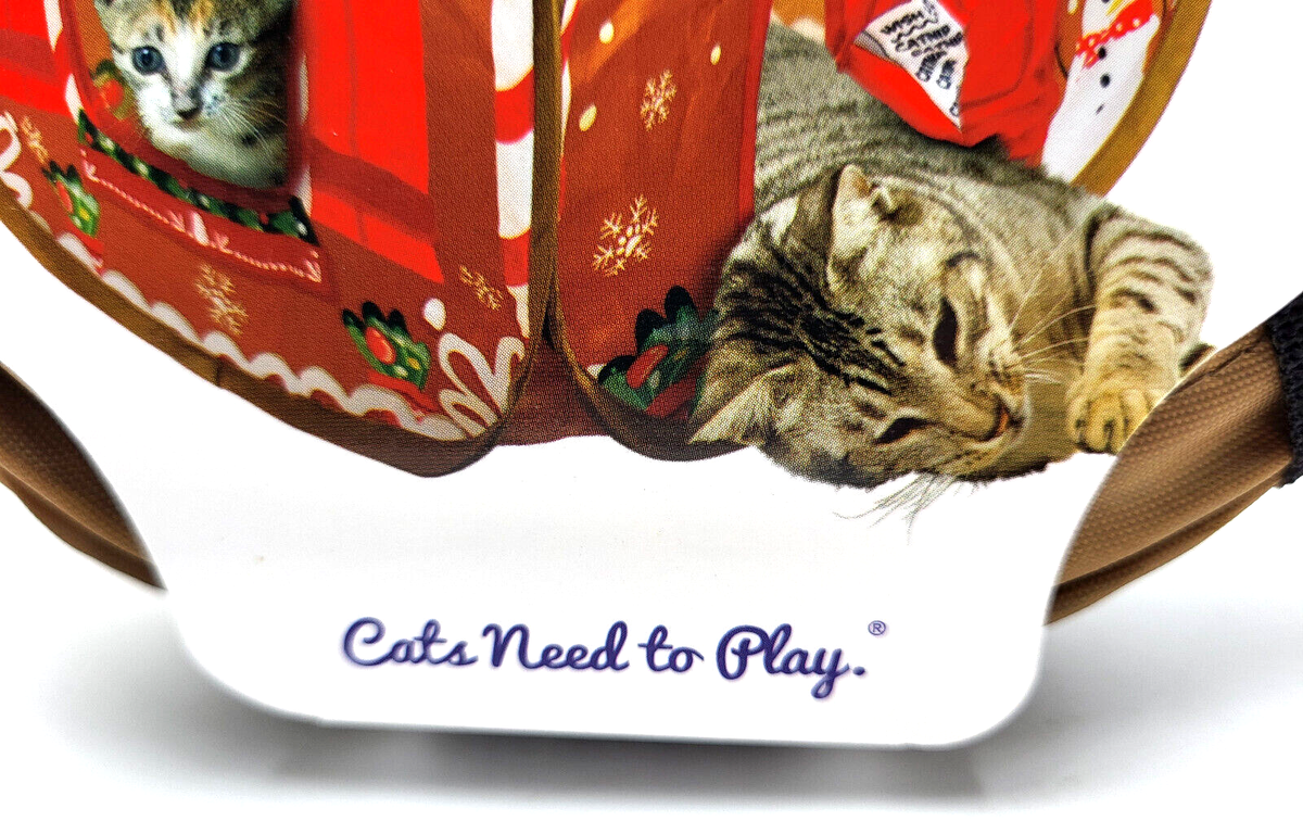 Kong Play Spaces Holiday Christmas Gingerbread Bungalow w/ Catnip