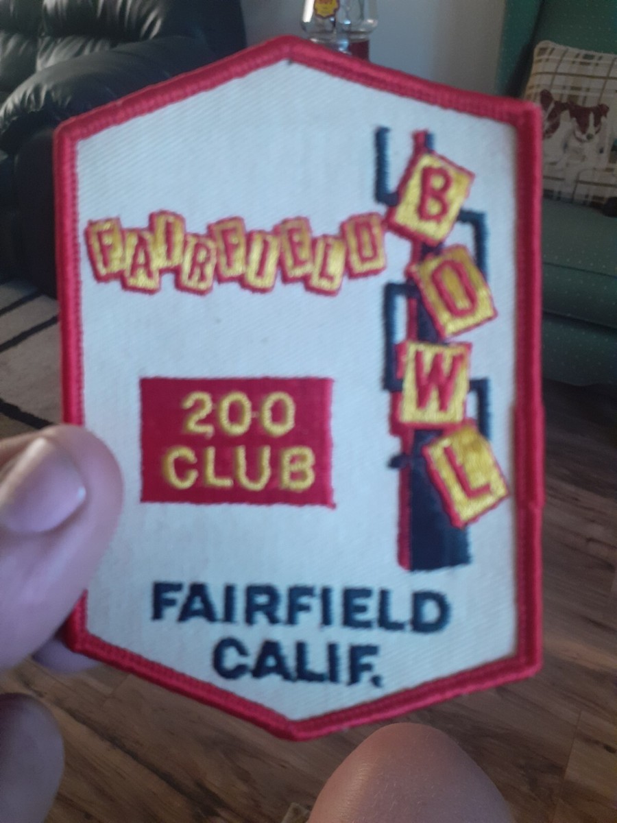 Fairfield California Fairfield Bowl Vintage Patch 200 club Solano county  nos vtg | eBay