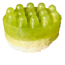 Vegan glycerin based massage soap with Loofah, 4 oz.