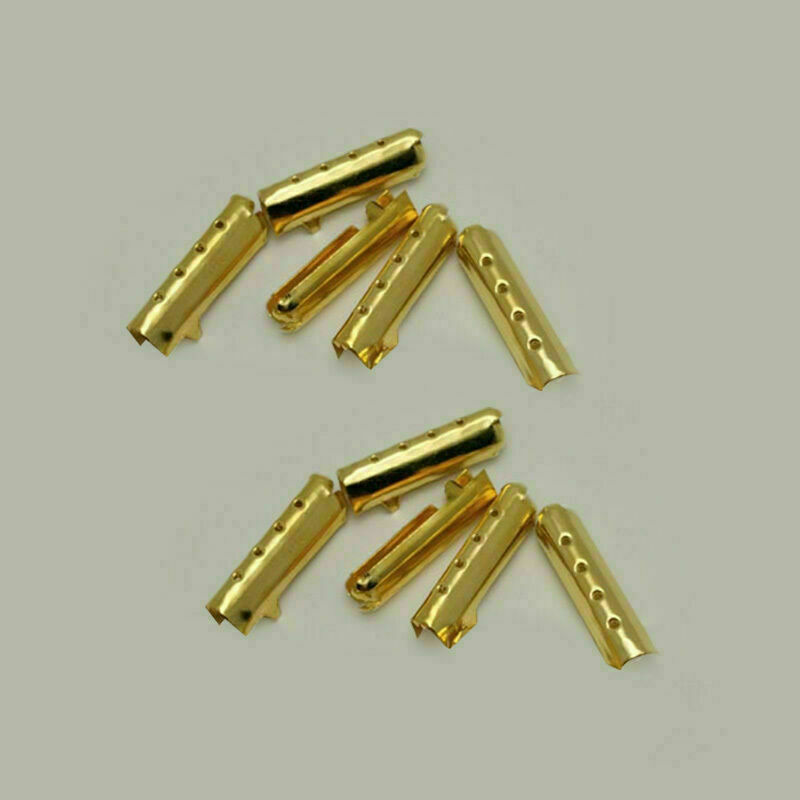 50×Metal Aglet DIY Shoelaces Repair Replace Shoe Lace Tips Replacement